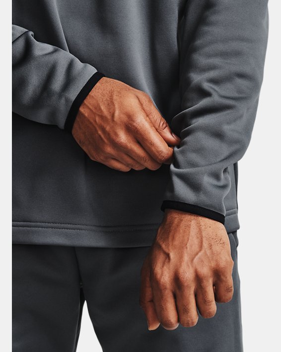 Men's Armour Fleece® ½ Zip, Gray, pdpMainDesktop image number 3
